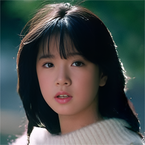 Restored Picture Restored picture of a Chinese Girl